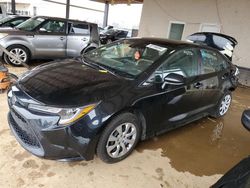 Toyota Corolla LE salvage cars for sale: 2020 Toyota Corolla LE