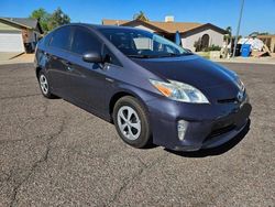 Salvage cars for sale from Copart Phoenix, AZ: 2012 Toyota Prius