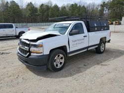 Salvage trucks for sale at Gainesville, GA auction: 2017 Chevrolet Silverado C1500