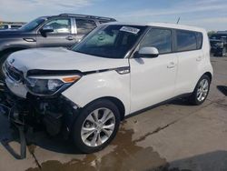 Salvage cars for sale from Copart Grand Prairie, TX: 2015 KIA Soul +