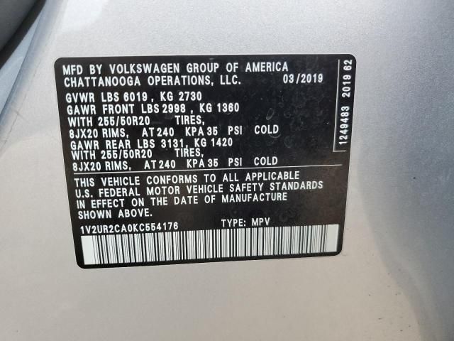 2019 Volkswagen Atlas SE