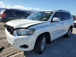 Salvage cars for sale at North Las Vegas, NV auction: 2008 Toyota Highlander Sport