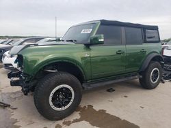 Salvage cars for sale at Grand Prairie, TX auction: 2022 Ford Bronco Base