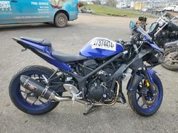 Salvage motorcycles for sale at Pennsburg, PA auction: 2016 Yamaha YZFR3