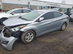 Salvage cars for sale at New Britain, CT auction: 2015 Hyundai Elantra SE