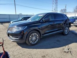 Salvage cars for sale at Dyer, IN auction: 2017 Lincoln MKX Select