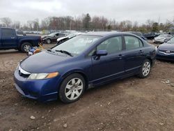Salvage cars for sale from Copart Chalfont, PA: 2010 Honda Civic LX