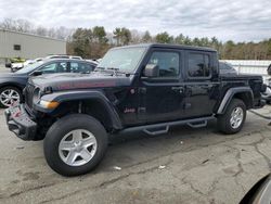 Salvage cars for sale at Exeter, RI auction: 2020 Jeep Gladiator Rubicon