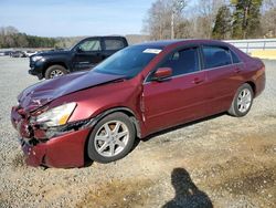 Salvage cars for sale from Copart Concord, NC: 2004 Honda Accord EX