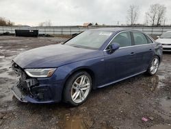 Salvage cars for sale at Columbia Station, OH auction: 2020 Audi A4 Premium Plus