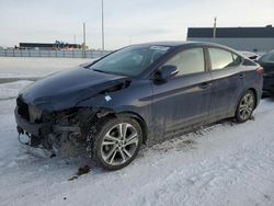 Salvage cars for sale from Copart Nisku, AB: 2018 Hyundai Elantra SEL