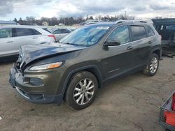 Salvage cars for sale from Copart Pennsburg, PA: 2015 Jeep Cherokee Limited