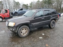 Salvage cars for sale at Austell, GA auction: 2004 Jeep Grand Cherokee Laredo