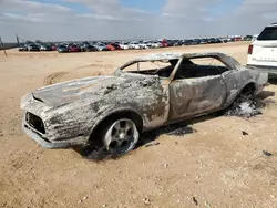 Salvage cars for sale at Andrews, TX auction: 1968 Chevrolet Camaro SS