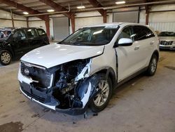 Salvage cars for sale at Lansing, MI auction: 2019 KIA Sorento LX