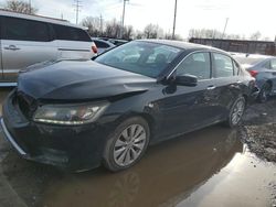 Salvage cars for sale from Copart Columbus, OH: 2015 Honda Accord EXL