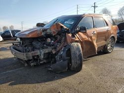 Salvage cars for sale from Copart Moraine, OH: 2017 Ford Explorer Limited
