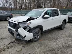 Salvage cars for sale at Candia, NH auction: 2022 Honda Ridgeline RTL
