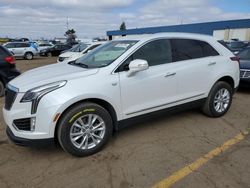 Salvage cars for sale at Woodhaven, MI auction: 2021 Cadillac XT5 Luxury