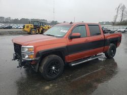 Salvage cars for sale from Copart Dunn, NC: 2015 Chevrolet Silverado K1500 LT