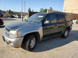 Chevrolet salvage cars for sale: 2002 Chevrolet Trailblazer