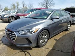 Salvage cars for sale at Bridgeton, MO auction: 2018 Hyundai Elantra SEL