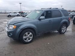 Salvage cars for sale at Indianapolis, IN auction: 2012 Ford Escape Limited