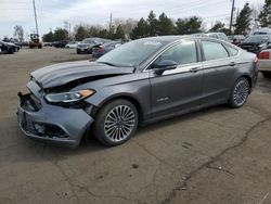 Salvage cars for sale from Copart Denver, CO: 2017 Ford Fusion Titanium HEV
