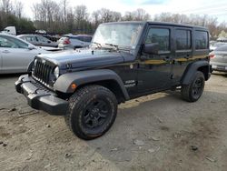Salvage cars for sale at Waldorf, MD auction: 2015 Jeep Wrangler Unlimited Sport