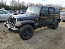 Jeep Wrangler Unlimited Sport salvage cars for sale: 2015 Jeep Wrangler Unlimited Sport