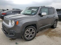 Jeep salvage cars for sale: 2017 Jeep Renegade Limited