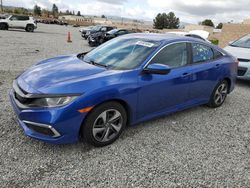 Salvage cars for sale from Copart Mentone, CA: 2020 Honda Civic LX