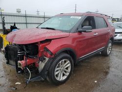 Ford Explorer salvage cars for sale: 2014 Ford Explorer XLT