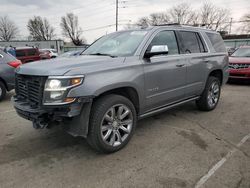 Salvage cars for sale from Copart Moraine, OH: 2018 Chevrolet Tahoe K1500 Premier