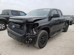 Salvage cars for sale from Copart San Antonio, TX: 2021 Toyota Tundra Double Cab SR/SR5