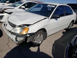 Honda salvage cars for sale: 2002 Honda Civic LX