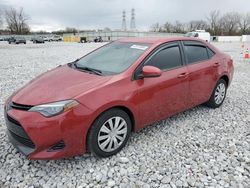Salvage cars for sale at Barberton, OH auction: 2018 Toyota Corolla L