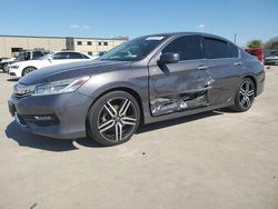 Honda salvage cars for sale: 2017 Honda Accord Touring