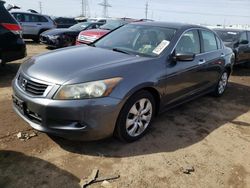 Salvage cars for sale at Dyer, IN auction: 2008 Honda Accord EXL