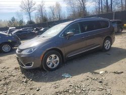 Salvage cars for sale at Waldorf, MD auction: 2018 Chrysler Pacifica Hybrid Touring L