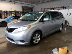 Salvage cars for sale from Copart Candia, NH: 2011 Toyota Sienna LE
