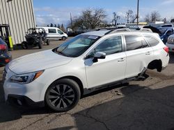 Salvage cars for sale from Copart Woodburn, OR: 2015 Subaru Outback 2.5I Limited