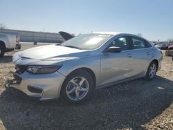 Chevrolet salvage cars for sale: 2017 Chevrolet Malibu LS