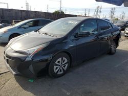 Salvage cars for sale from Copart Wilmington, CA: 2016 Toyota Prius