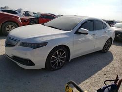 Salvage cars for sale at San Antonio, TX auction: 2015 Acura TLX Advance