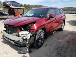 Salvage cars for sale from Copart Seaford, DE: 2022 Toyota Highlander Platinum
