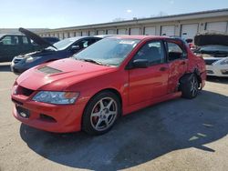 Mitsubishi salvage cars for sale: 2005 Mitsubishi Lancer Evolution RS