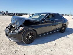 Salvage cars for sale from Copart New Braunfels, TX: 2016 Mercedes-Benz C300