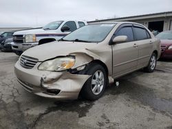 Salvage vehicles for parts for sale at auction: 2004 Toyota Corolla CE