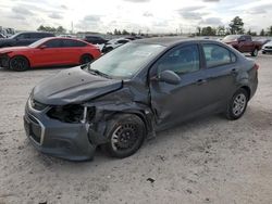 Salvage cars for sale at Houston, TX auction: 2017 Chevrolet Sonic LS